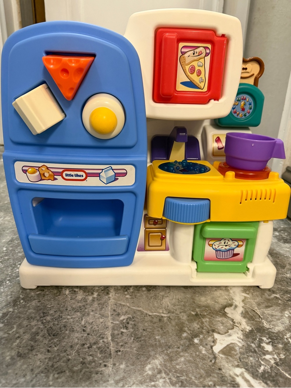 Vintage Y2K Little Tikes Discover Sounds Kitchen Shape Sorter Works mini